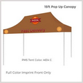 15ft Full Color Pop Up Canopy(Front Panel Only)